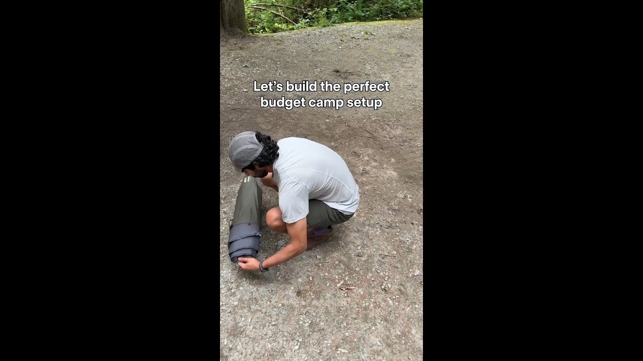 Budget camping setup