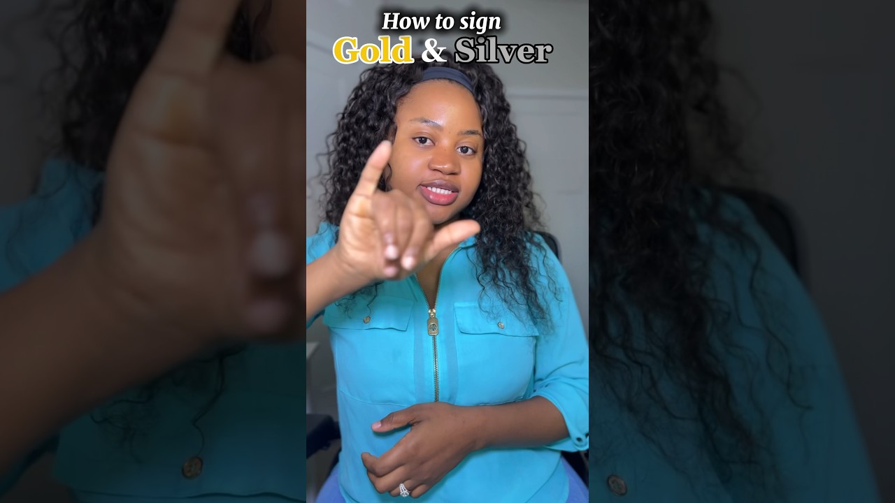 Цвета на ASL: как обозначить золото и серебро на #asl