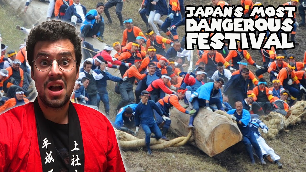 Japan's Most DEADLY and Dangerous Festival: Onbashira Matsuri