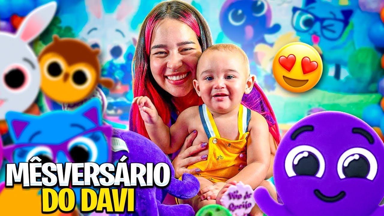 ANIVERSARIO DE 7 MESES DO DAVI * ele gostou ?