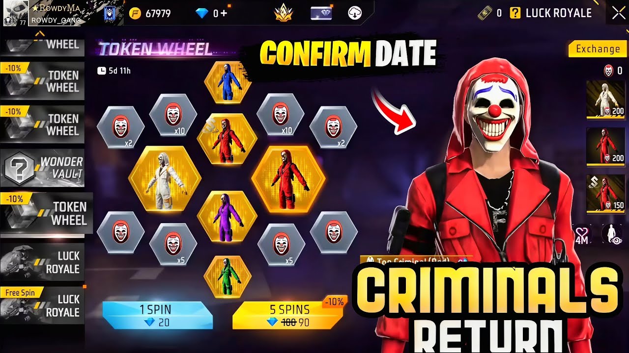 9TH ANNIVERSARY CELEBRATION 🥳 FREE REWARDS |FREE MAGIC CUBE 🧊 BUNDLES 🎁 TOP CRIMINALS RETURN