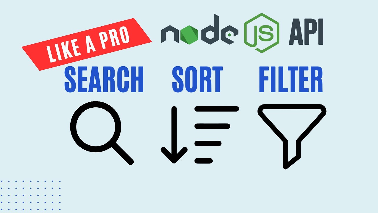 Implement Search, Sort, and Filter in Rest API With Node JS and Express