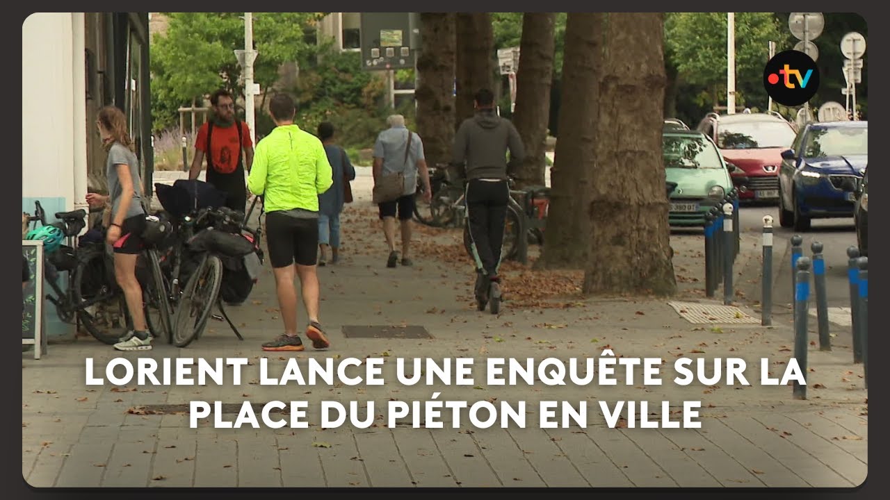 Lorient lance une enquête sur la place du piéton en ville