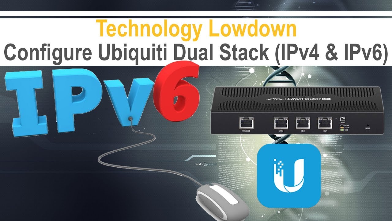 Ubiquiti EdgeRouter - Dual Stack IPv4 and IPv6