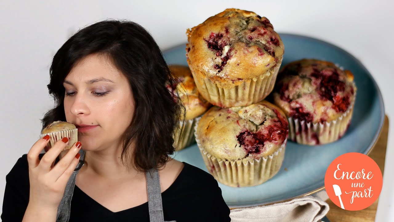Recette Muffins Chocolat blanc Framboises ultra facile & rapide
