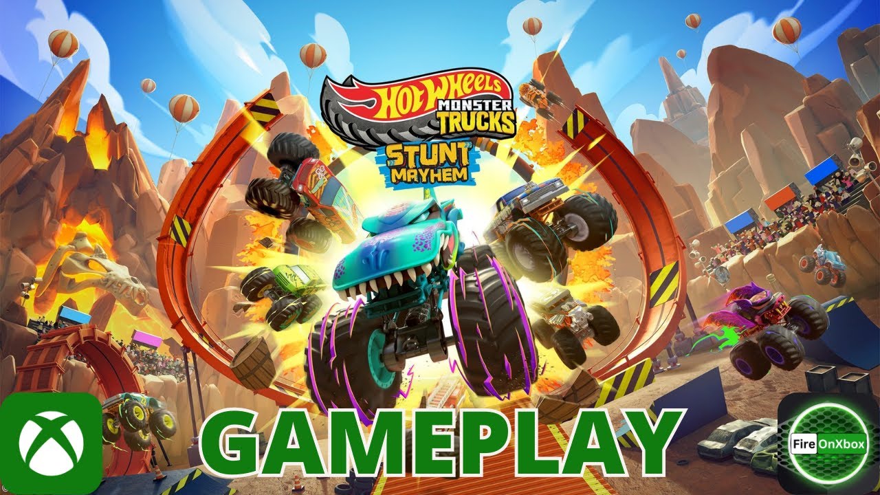 Hot Wheels Monster Trucks: Stunt Mayhem™ - Gameplay on Xbox