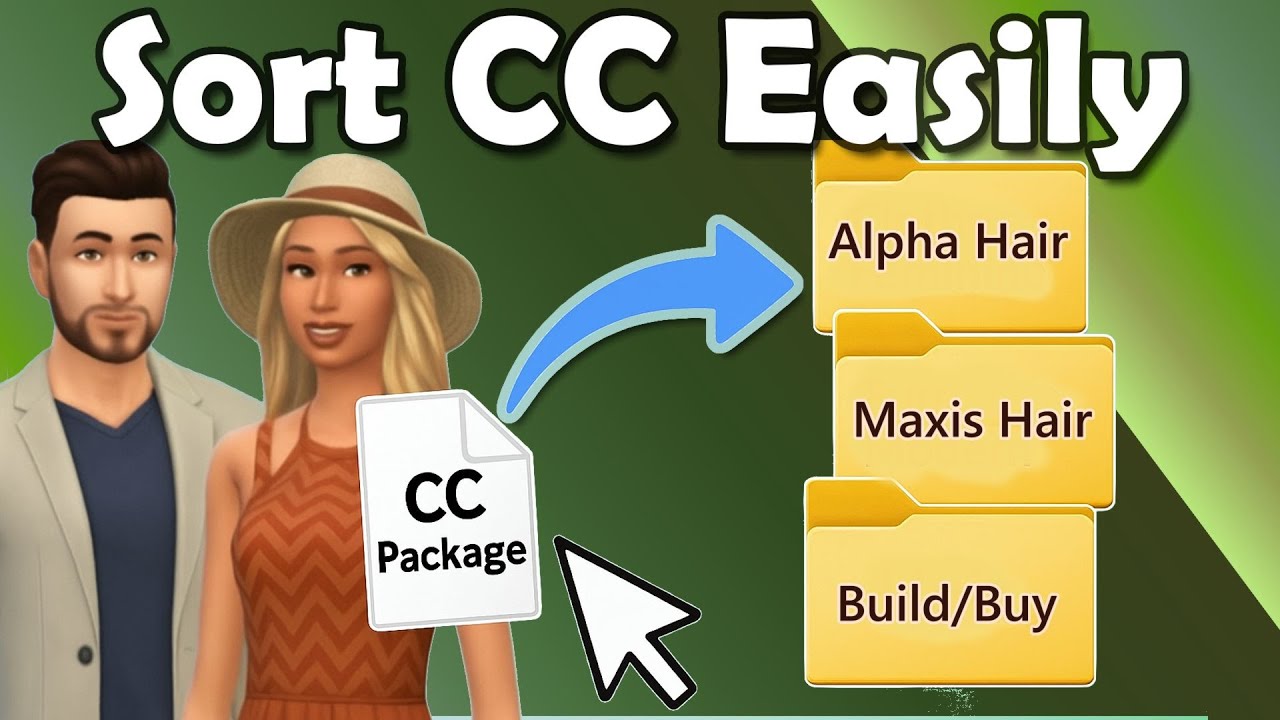 Как организовать более 230 ГБ Sims 4 CC