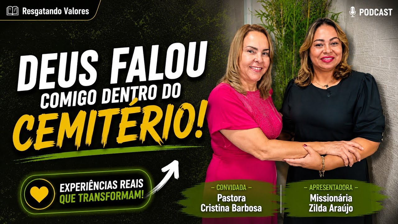TESTEMUNHO 179 | DEUS VEIO AO MEU  ENCONTRO, DENTRO DO CEMITÉRIO. | PRA. CRISTINA BARBOSA.
