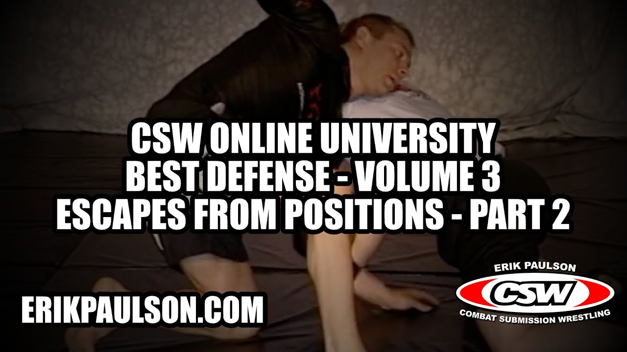 Best Defense Volume 3 - Quarter Position - Erik Paulson