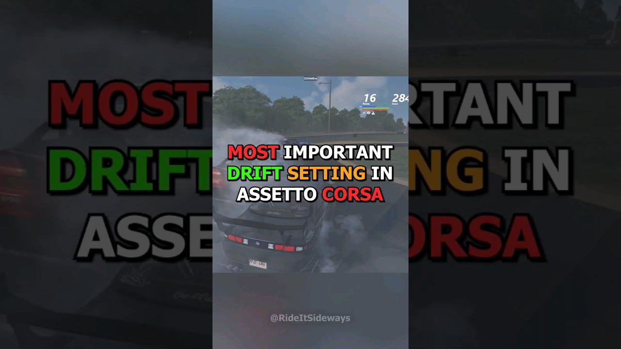 MOST IMPORTANT DRIFT SETTING #assettocorsa #shorts