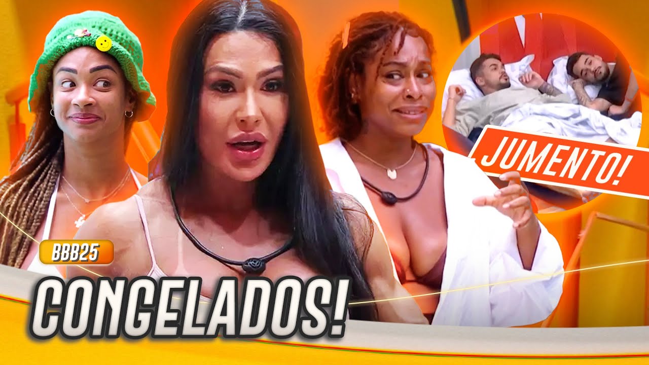 FREEZE! 💥 GRACYANNE VOLTA DE PAREDÃO FALSO E ENCONTRA CASA "CONGELADA"! 🥶 | BBB 25