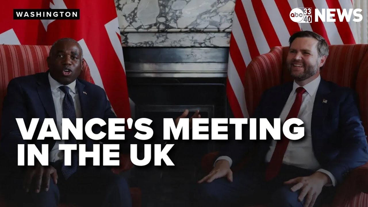 JD Vance meets with UK foreign Secretary