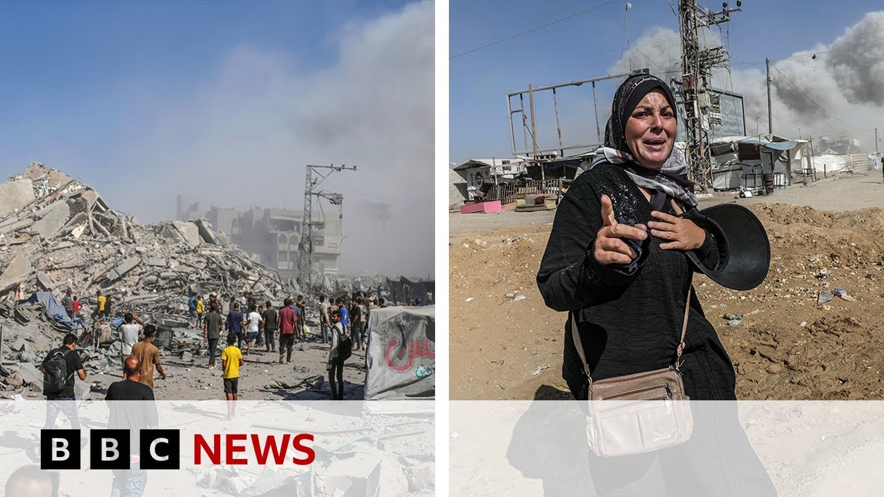 Israel intensifies strikes on Gaza City | BBC News