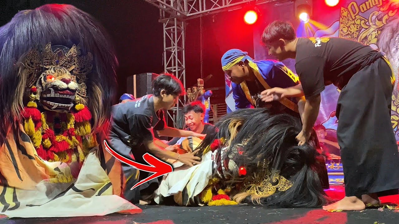 Barongan Mata Merah Lepas Kendali !! Atraksi Kesenian Barongan Pandji Sabdha Jagad live Bangsri