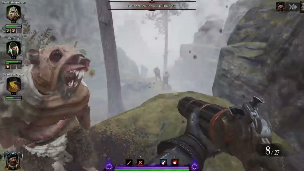 Warhammer Vermintide 2 Gameplay Act 2 Episode 3 Fort Brachsenbrücke