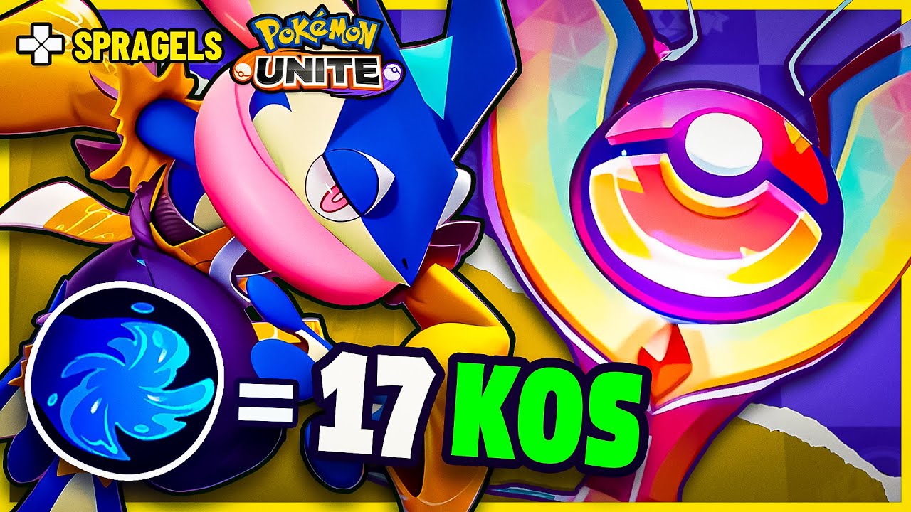 THIS Water Shuriken Greninja Build CARRIED Me To Master Rank! | Pokemon Unite