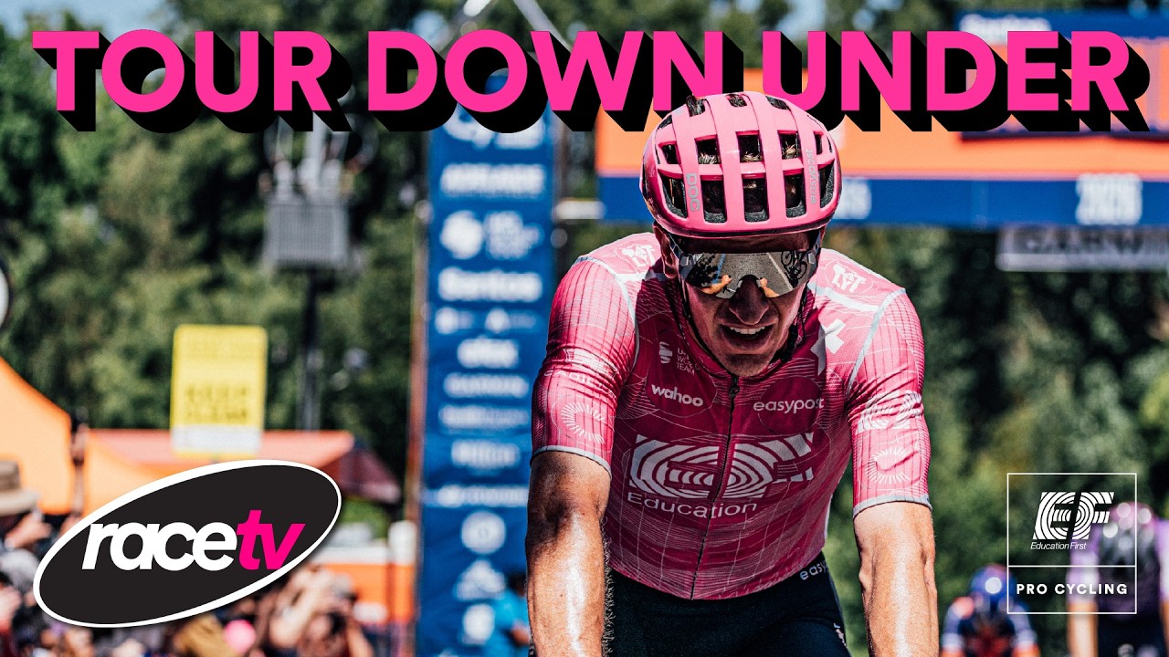 Harry Sweeny Shoots For The Stars at  Tour Down Under | #gcsweeny | RaceTV by EF Pro Cycling