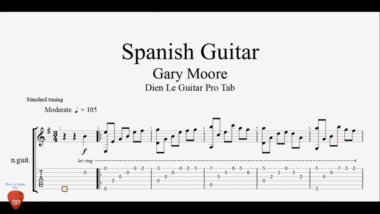 Spanish Guitar - Guitar Tabs