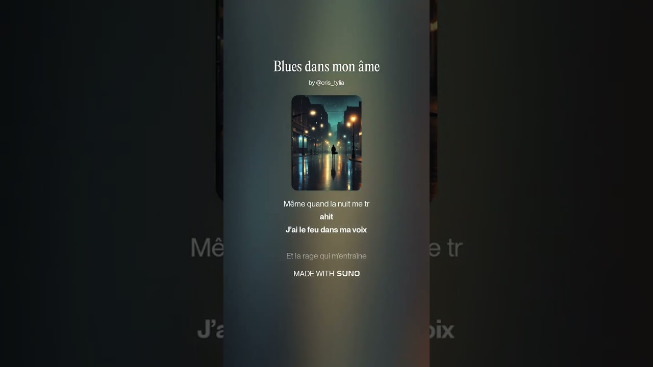 Blues dans mon âme