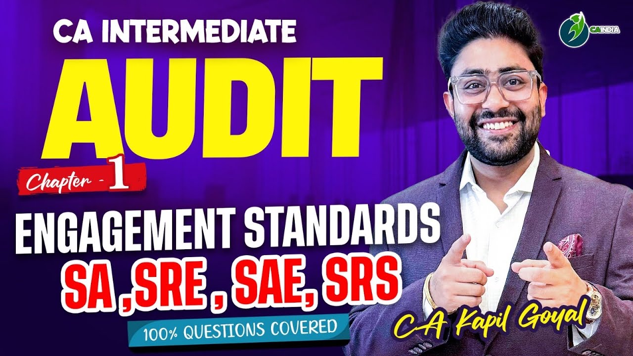 Ch 1 - Engagement Standards | Nature & Scope of Audit with all ICAI Questions |CA Inter Audit Jan 26