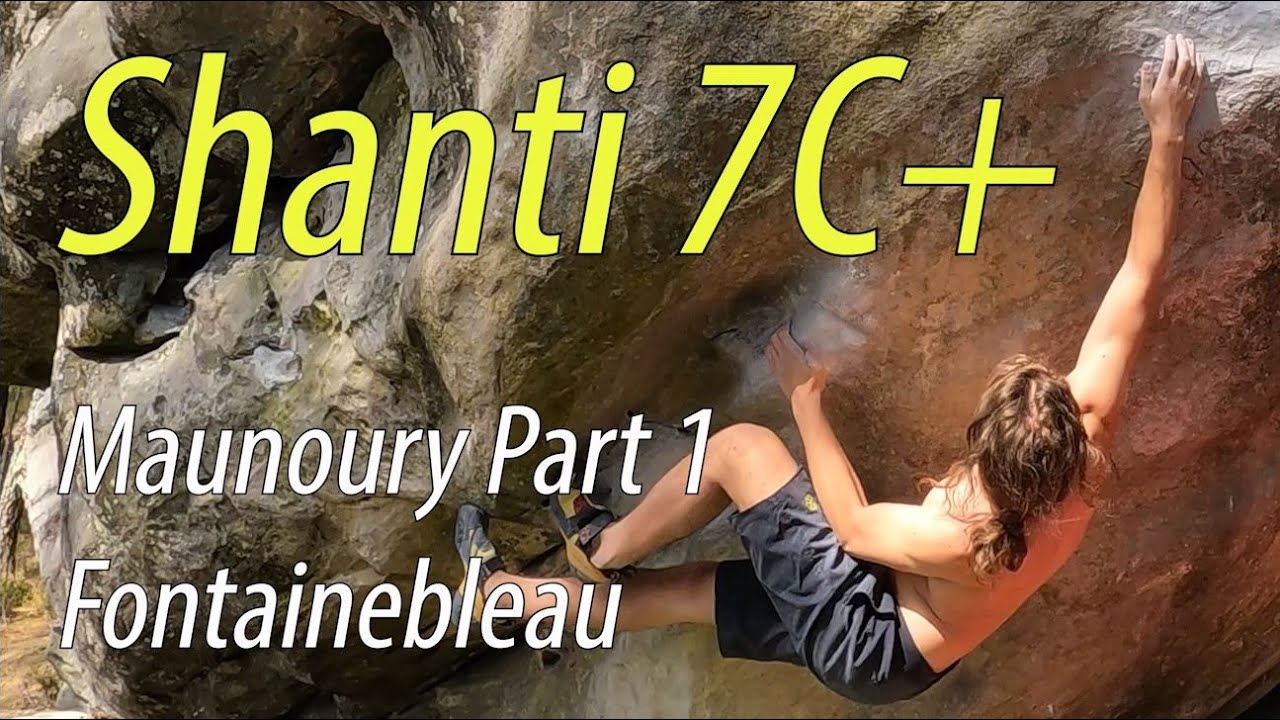 Shanti (7C+/V10) by Peter Jakabovič l Maunoury l Fontainebleau Bouldering Day 2 Part 1
