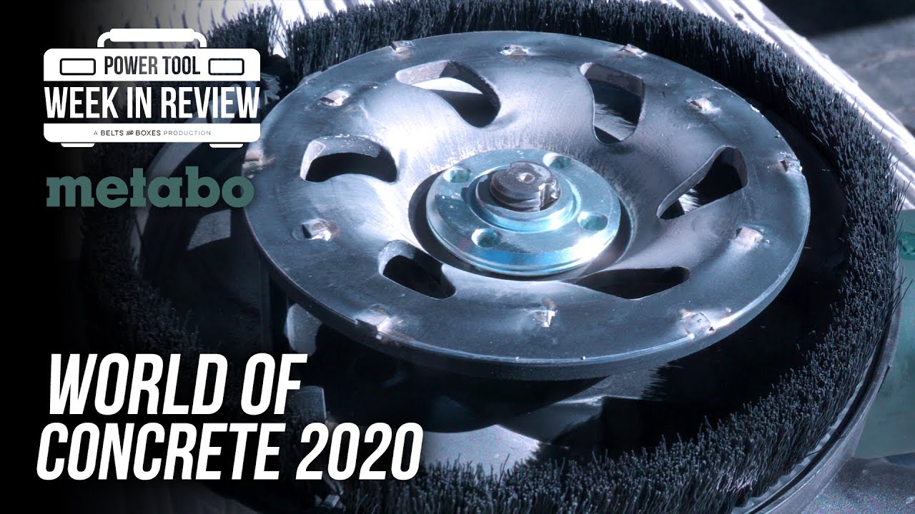 [NEW TOOL] This is NOT an angle grinder. Specialty Concrete Tool with a PCD Wheel from Metabo!