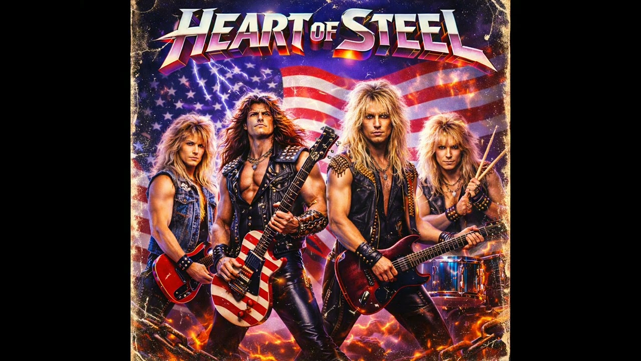 HEART OF STEEL ( HAIR METAL 80S-STYLE)