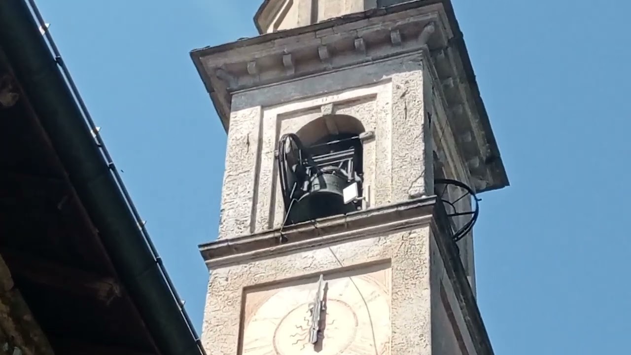 Le campane di Marchirolo (VA) - San Martino Vescovo - Distesa la campana maggiore