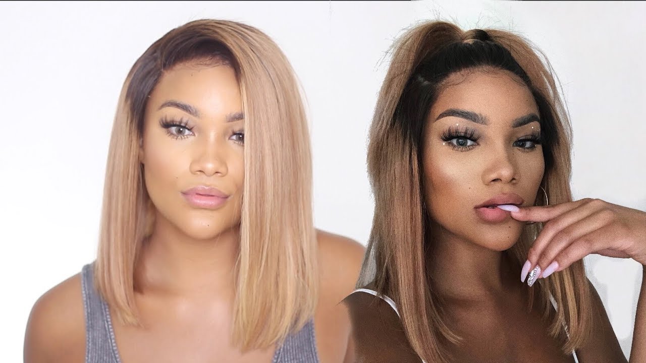 BLONDE BOB HOTTIE | POPPIN WIG IN UNDER 5 MINS!