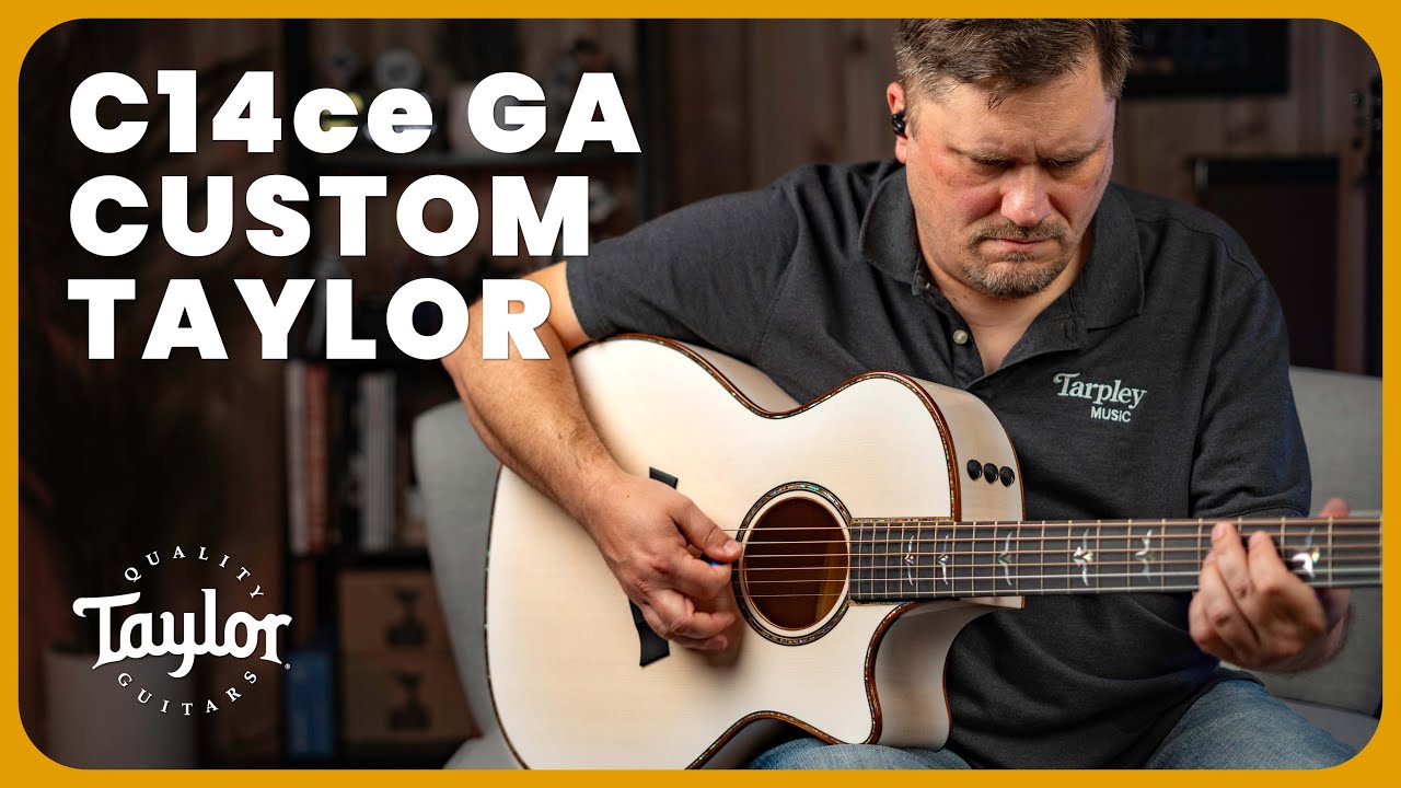 Custom Taylor GA C14ce (Lutz & Maple) B3022 Catch Custom #22 in Transluscent White