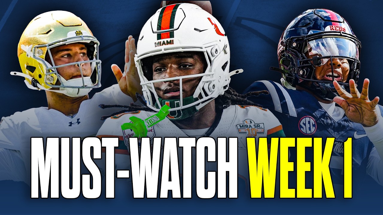 Week 1 Has Four Games That Could Change Everything