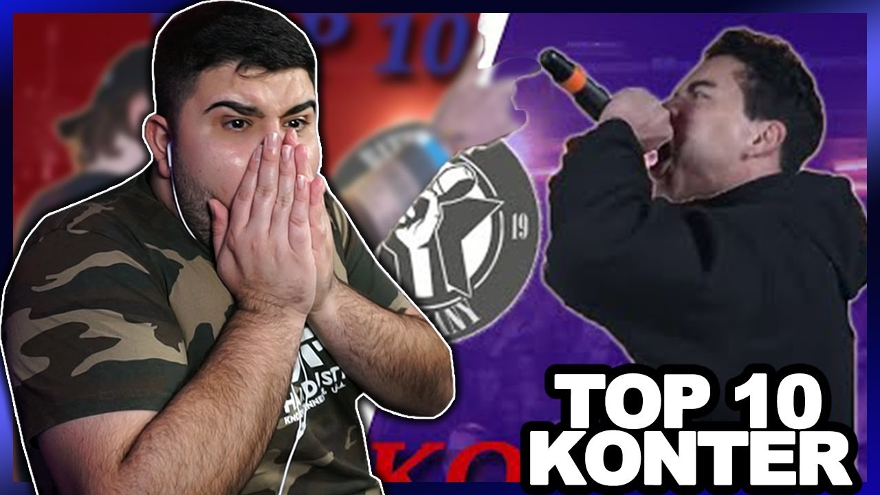 DIE TOP 10 KONTER 😂 [RAP AM MITTWOCH, TOPTIER TAKEOVER, DLTLLY UND BRB] REACTION