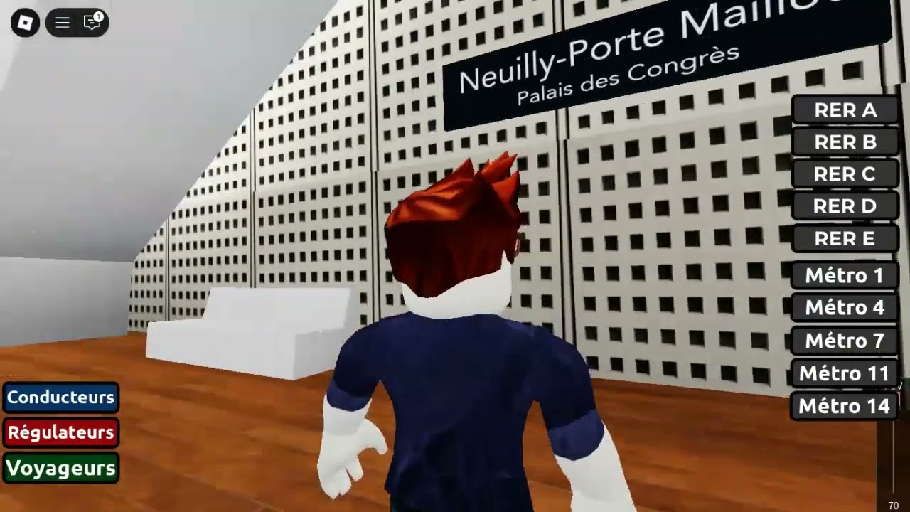 Visite du jeu Roblox Projet  RER