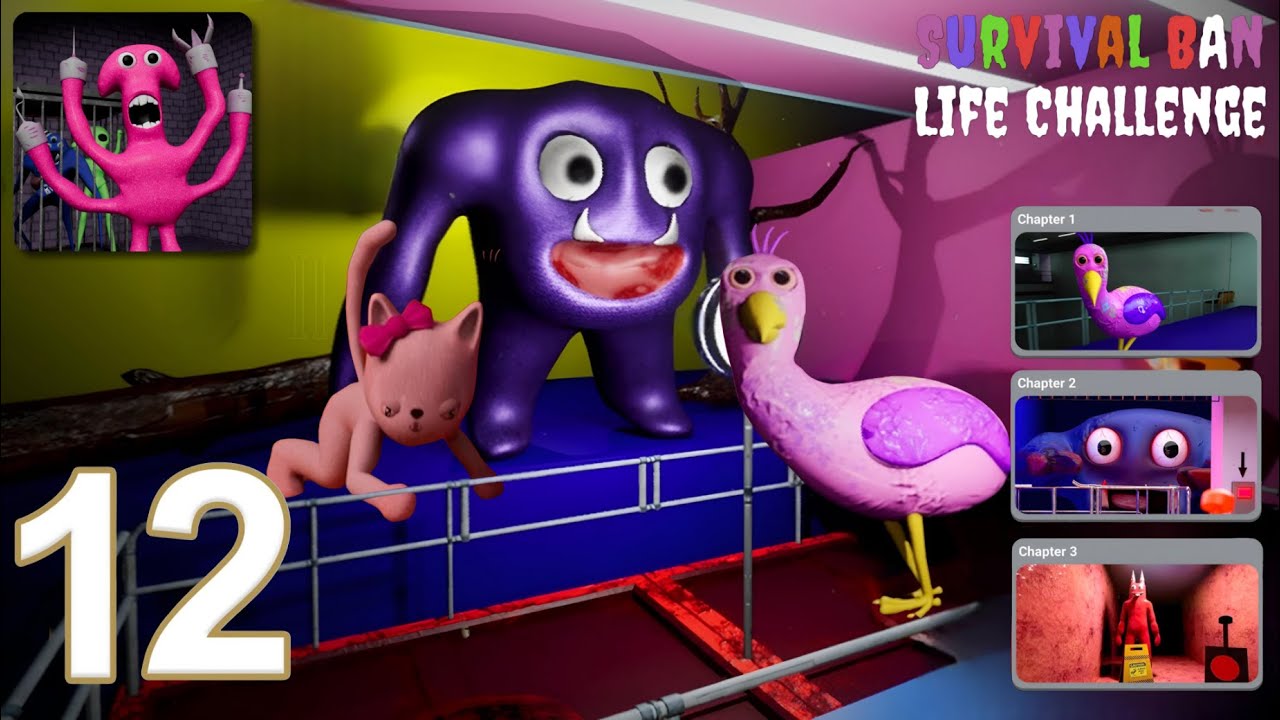 Survival Ban Life Challenge Chapters 1,2,3 Banban Vs Bird Monster - Android Gameplay