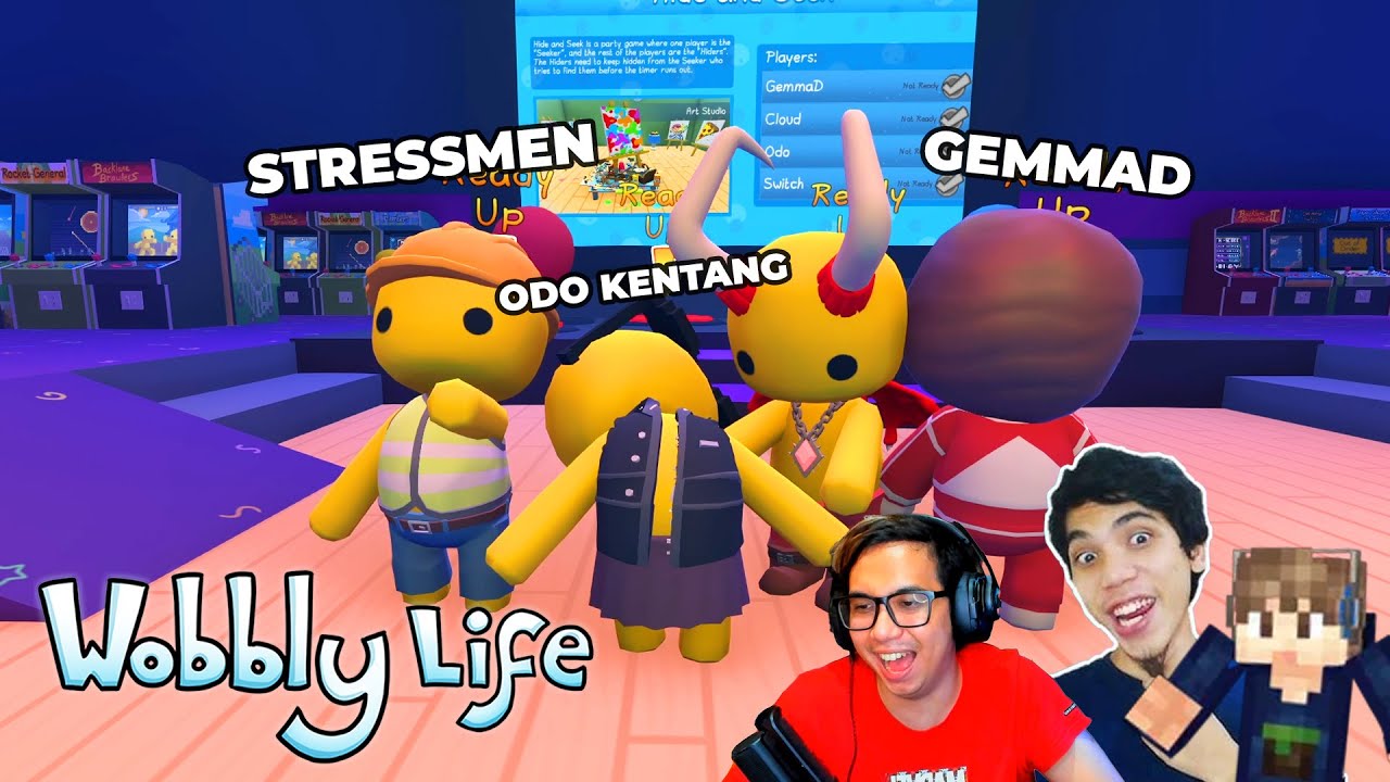 Kita Maen PETAK UMPET di WOBBLY LIFE GILAKKK.. PADA JAGO BANGET !!