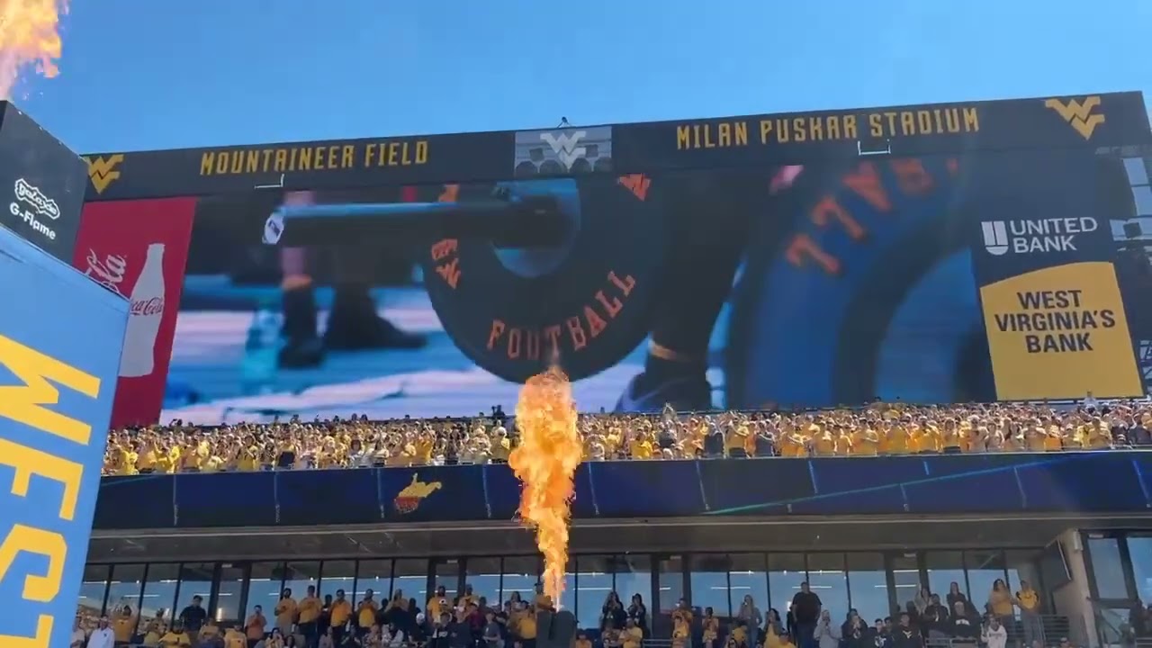 2025 WVU Football Entrance Video (08/30/25 vs Robert Morris)