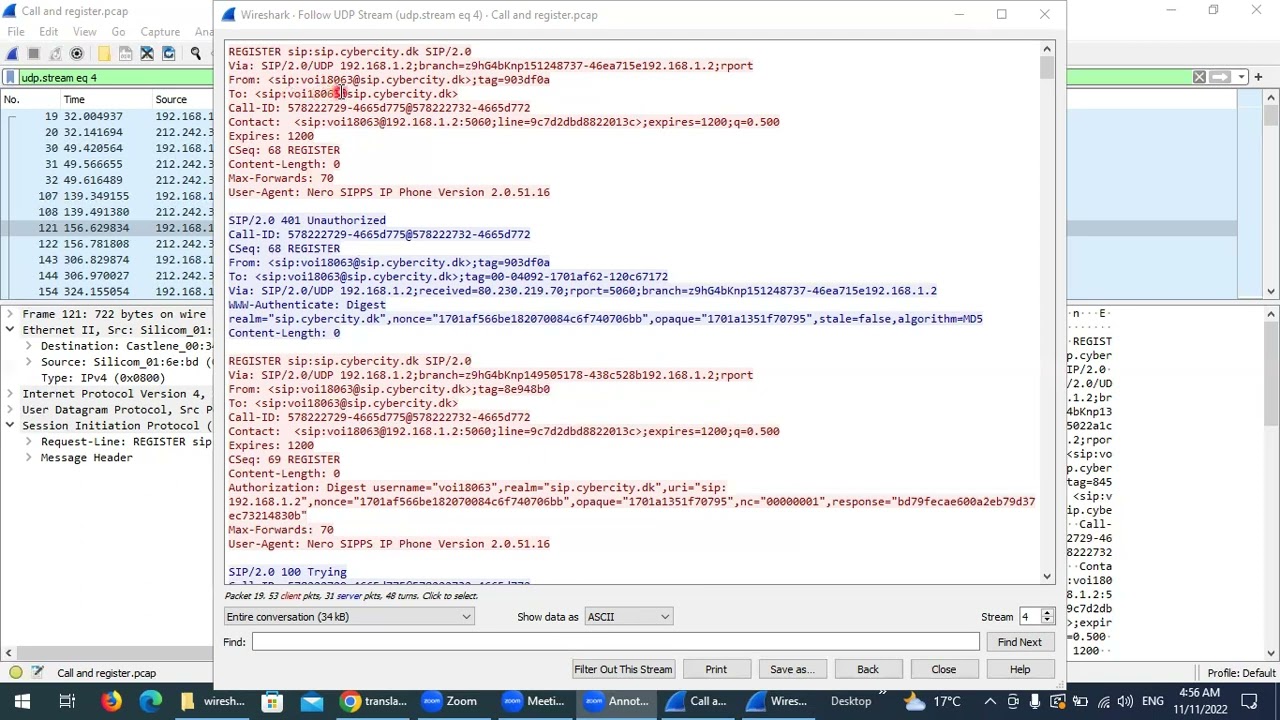 VoLTE | Analyzing Register Message in IMS using Wireshark