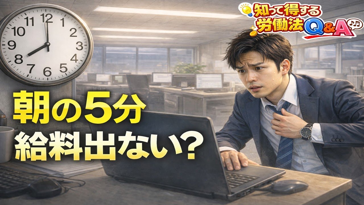 【労働基準法】朝の準備、労働時間？（働く方必見）