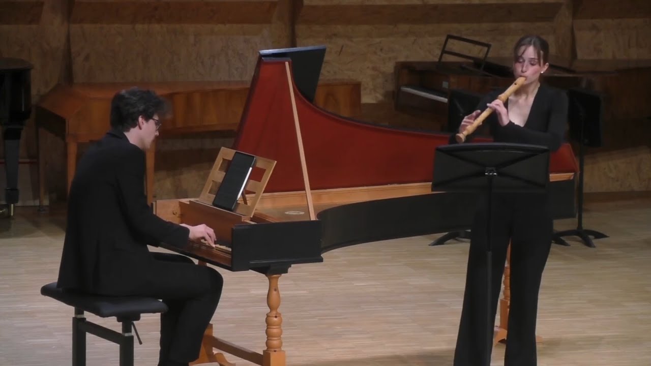 Georg Friedrich Händel - Recorder Sonata in A minor HWV 362 - Hannah Erxleben & Maciej Skrzeczkowski
