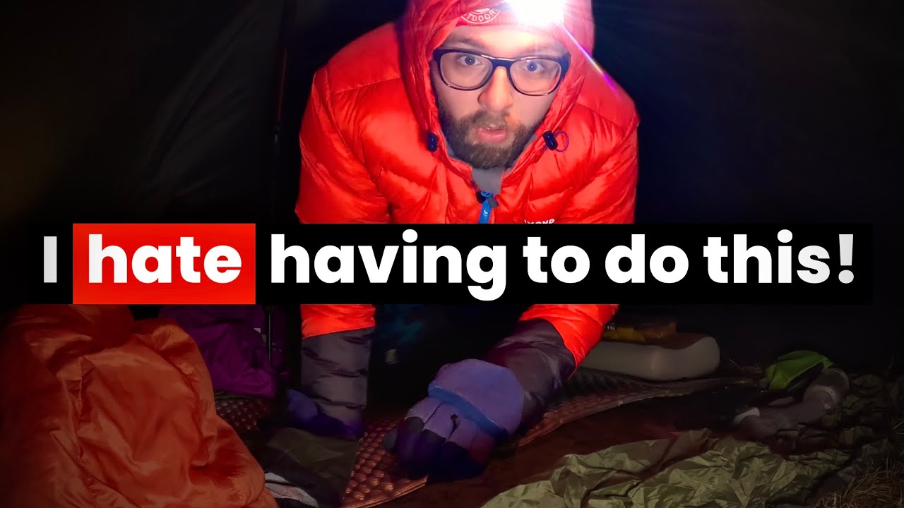 Solo Bivvy & Tarp Camping DIDN’T go to plan ❌😩