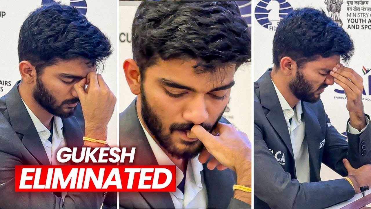 World Champion D Gukesh ELIMINATED from FIDE World Cup 2025