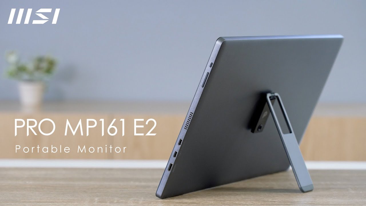 PRO MP161 E2 Portable Monitor &ndash; Take it Anywhere, Set up in Seconds | MSI
