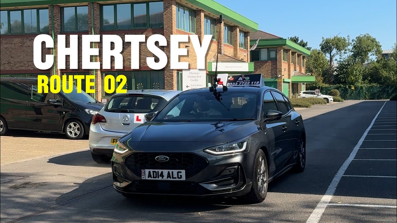 CHERTSEY Driving Test Route 02 - ALG DRIVIING SCHOOL