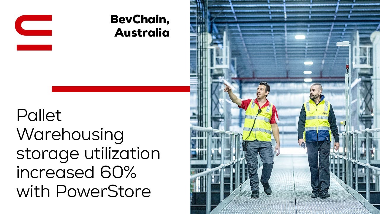 BevChain, Australia: Pallet Warehousing storage utilization increased 60% with PowerStore