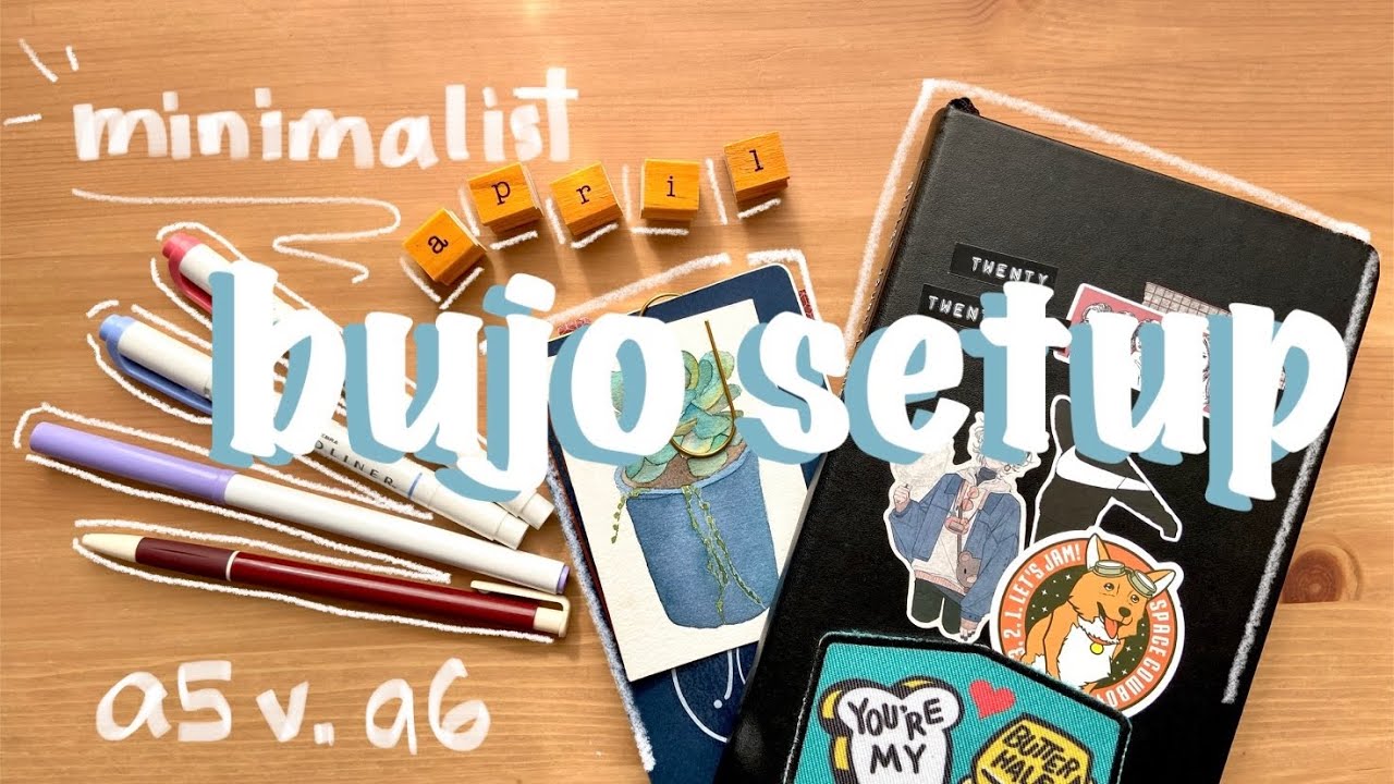 minimalist bullet journal | how i set up in an a6 vs. a5