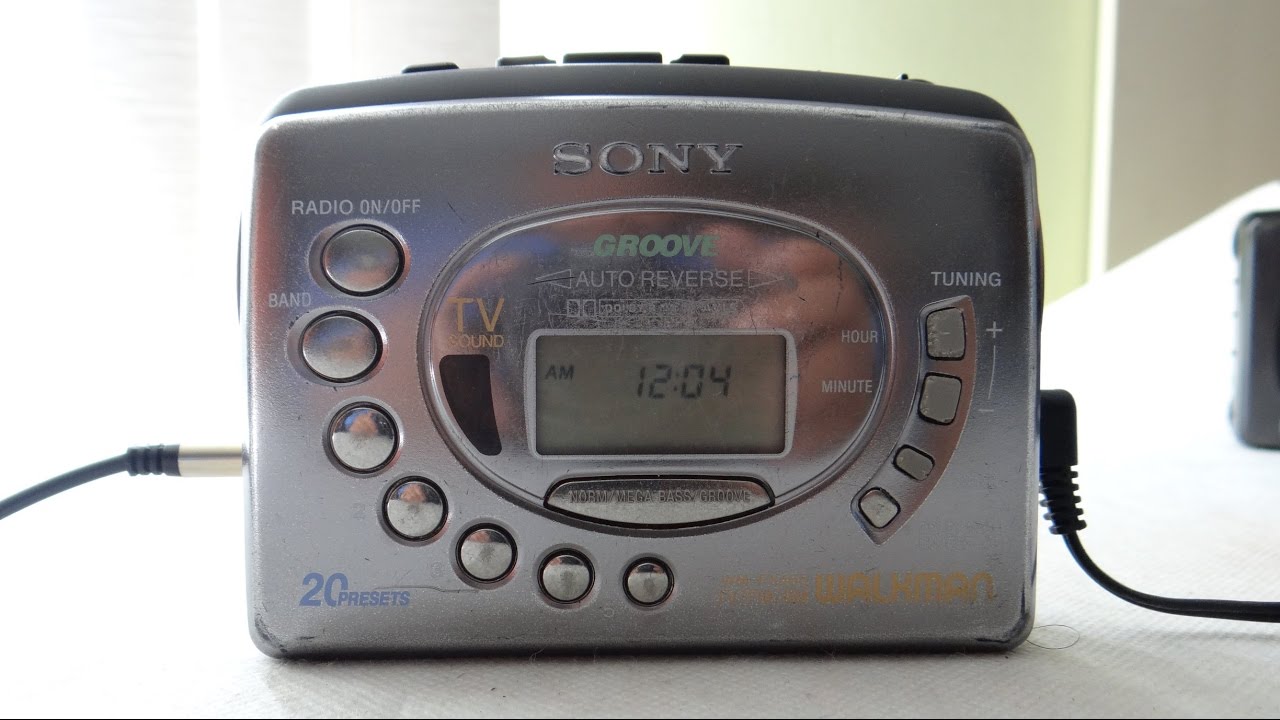 Walkman WM-FX465, reemplazo de banda y revisión de operación