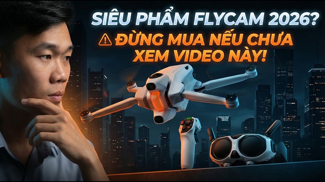 Chiếc Flycam Đáng Mua Nhất 2026 Xuất Hiện Antigravity A1 - Vinh Phúc Review flycam Chia Sẻ Góc Nhìn