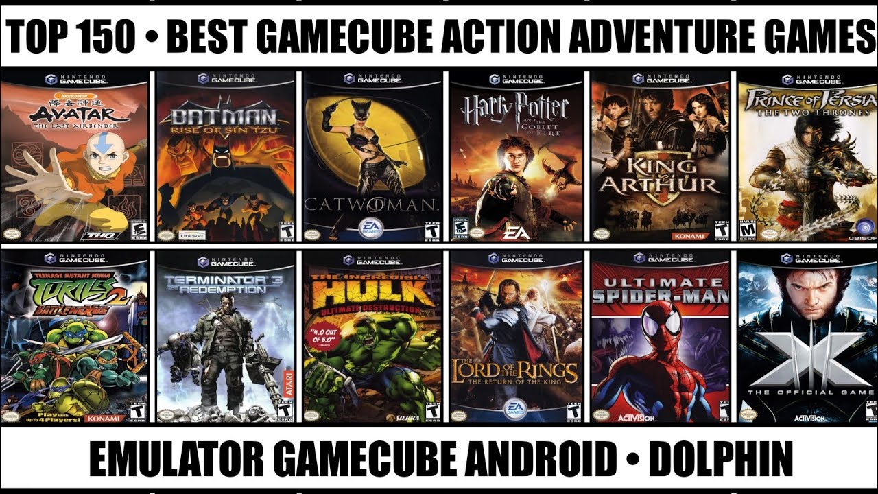Top 150 Best Action Adventure Games For GameCube | Best GameCube Games | Emulator GameCube Android