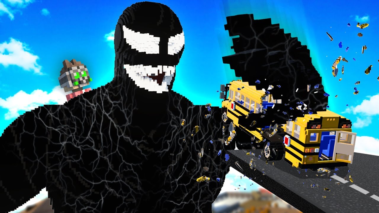We Destroyed Massive Venom with Cars (Teardown Multiplayer)