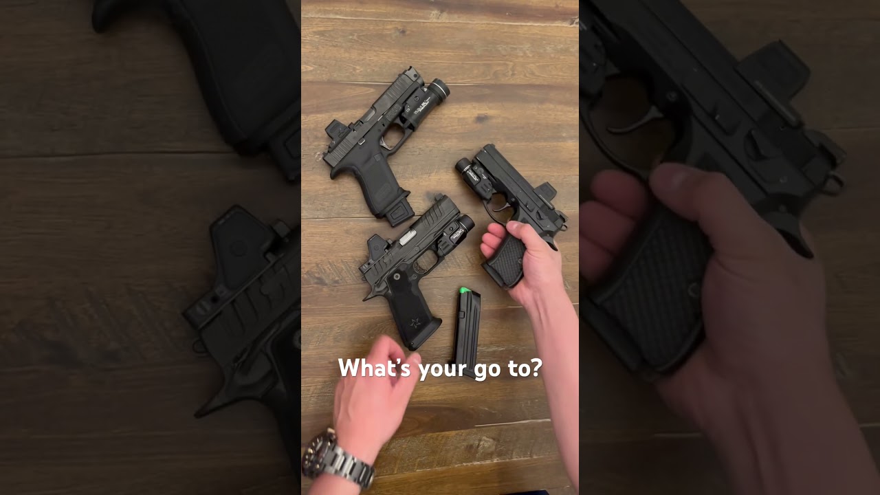 Glock 19.5 vs CZ P01 Omega vs Staccato P4 HD #edc